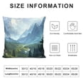 thumbnail image 5 of Orinice Fantasy Landscape Graphic Decorative Pillow Cover for Home 18x18in, 5 of 5