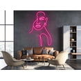 thumbnail image 4 of Glowneon Woman Face Line Neon Signs, Abstract Art for Girlroom Decor, 4 of 4
