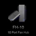 thumbnail image 1 of FH-10 10 puertos ventilador HUB 3 pines/4 pines PWM adaptador divisor 12 V SATA fuente de alimentación, 1 of 5