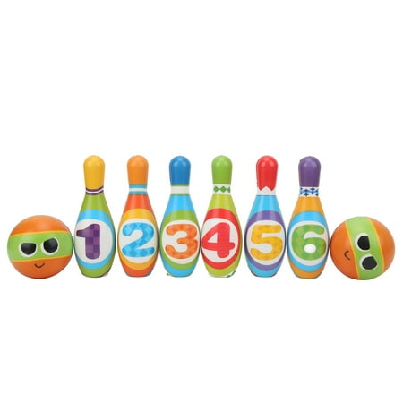 Kids Bowling Set, Round Edge Safe Material Social Skill Development Kid ...