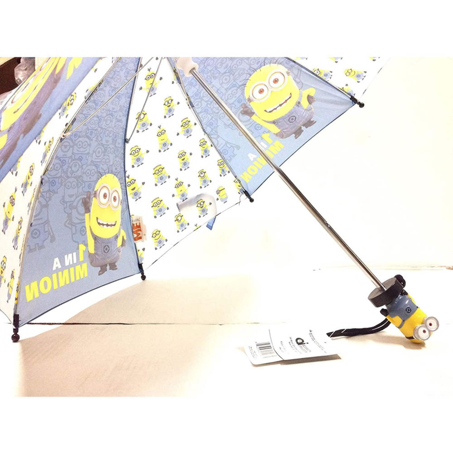 Umbrella - Minions - 1 In a Movie White & Blue (Youth/Kids) New 118710
