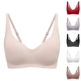 thumbnail image 4 of Womens Wireless Push Up Seamless T Shirt Bra No Underwire Wirefree Bras Full Coverage Comfortable Soft Everyday Bralettes, 4 of 5