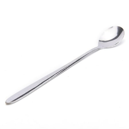 

1 16CM Spoon Long Handle Stainless Steel Teaspoon Creative Ice Cream Coffee Soup Tea Cocktail