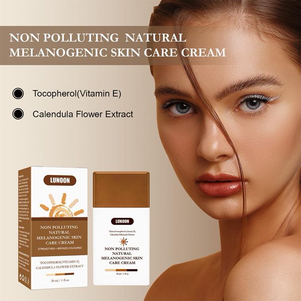 Crema de suero con brillo solar, suero péptido, esencia bronceadora facial y corporal, suero antiarrugas de larga duración para el verano Fivean unisex