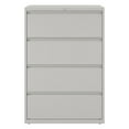 thumbnail image 3 of Hirsh Pro 36 Inch Wide 4 Drawer Metal Lateral File Cabinet for Home and Office, Holds Letter, Legal and A4 Hanging Folders, Gray, 3 of 7