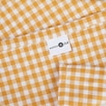thumbnail image 5 of Native Fab Gingham Check Fabric Cotton Cloth Napkins Reusable 16x16 Set of 4 - Mustard Yellow, 5 of 6