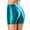 Green, variant on HXWCHs Glam Satin High Waist Fit Shorts for Nightlife with Sleek Shine and Elegant Finish XXL Blue