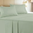 thumbnail image 1 of Leluxe Home Twin Sheet Set of 3-100% Microfiber Twin Size Sheets with Extra Soft and Wrinkle Free - Set of 3 Sheets for Twin Size Bed with Deep Pockets - Sage, 1 of 5