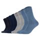 thumbnail image 1 of s.Oliver Calcetines Unisex, Paquete de 8 - Calcetines cortos, lisos Azul/Gris 43-46, 1 of 3