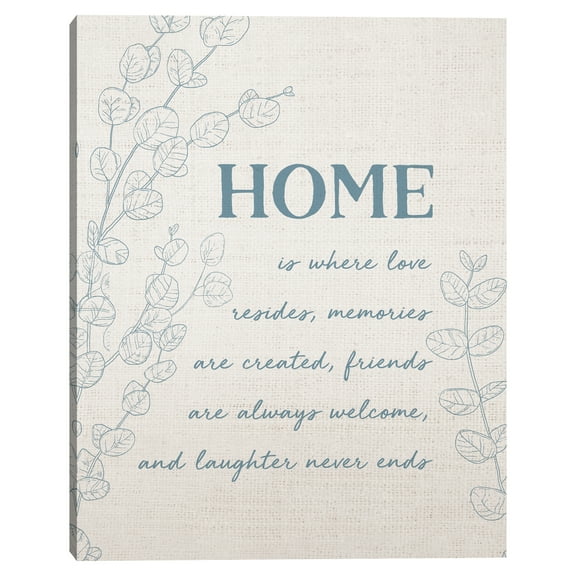 Home Is Where Love Resides by Lanny Liu Canvas Art Print