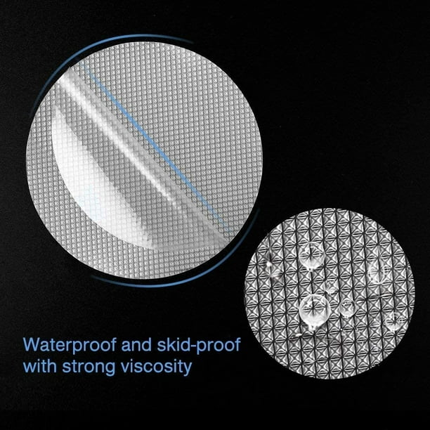20pcs Non Slip Stickers Adhesive Safety Shower Treads Waterproof Transparent PEVA Skid Proof Stickers with Strong Viscosity for Bathrooms