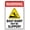 Warning Sign 1, variant on Please Flush Toilet After Use Sign – 8x12 Inch RustFree Aluminum,Reflective & Weatherproof,HighVisibility Reminder Sign for Restroom,Home or Business