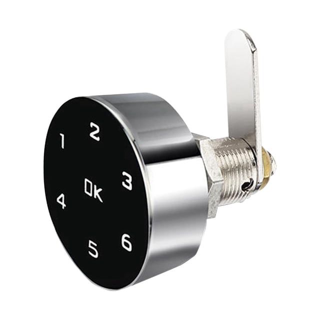 yuksok Cabinet Lock Electronic Furniture Locks Mailbox Keyless Digital Locks for Wooden A Rod 20mm