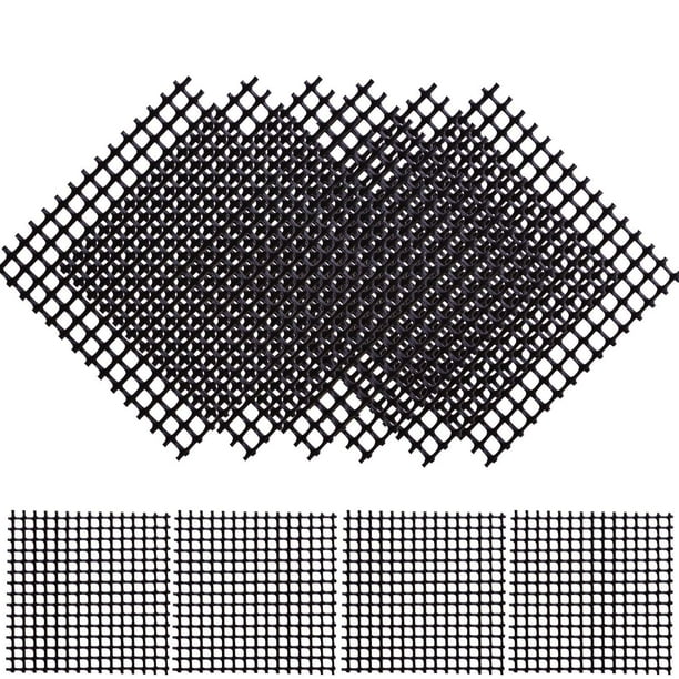 100 Pcs Plastic Flower Pot Hole Mesh Pad Bonsai Bottom Grid Mat;10 Pcs