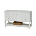 thumbnail image 4 of Lakeshore 60" Single Bathroom Vanity with White Cabinet and Engineered White Top, 4 of 6