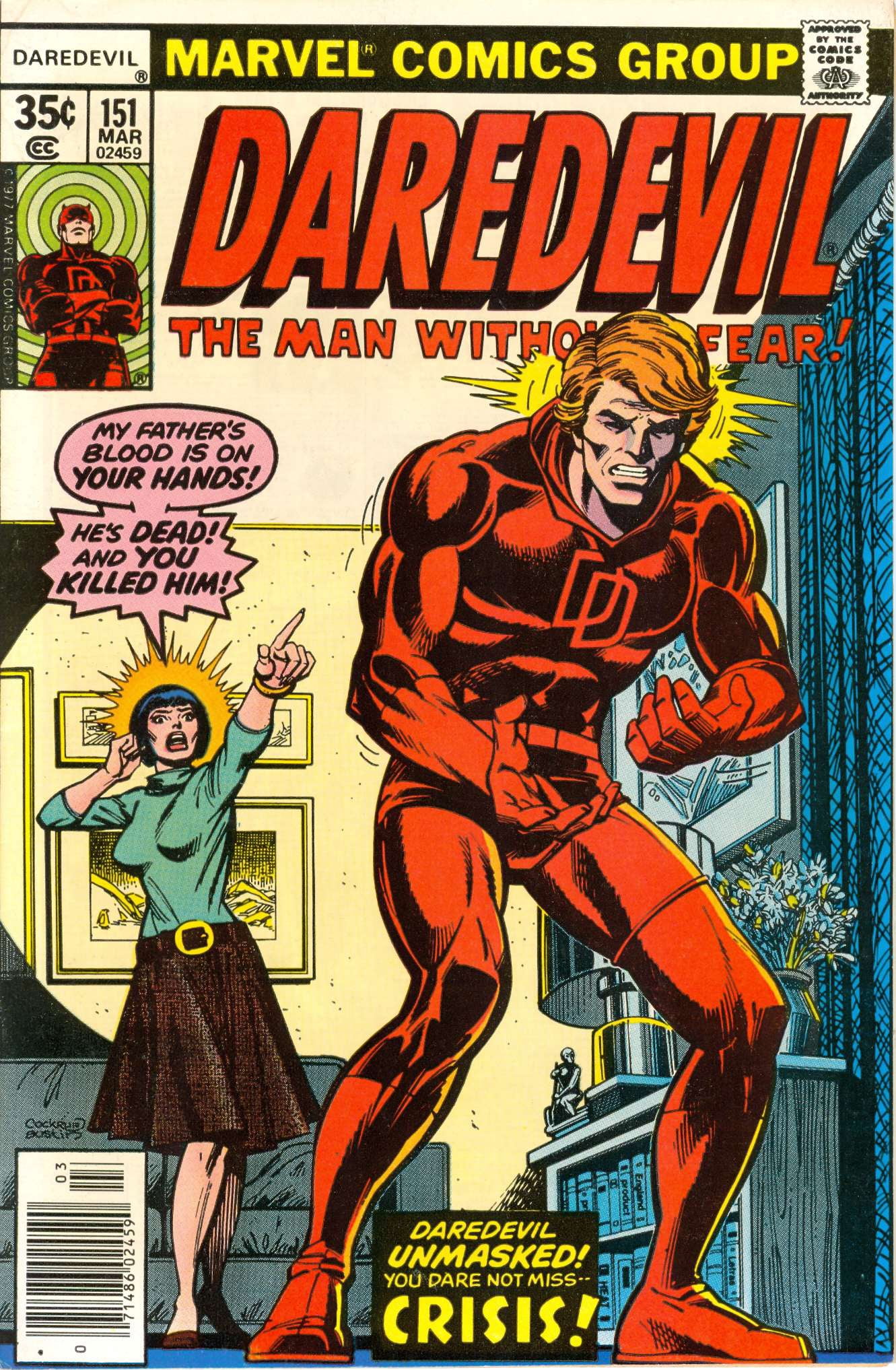 Cover of Daredevil #151