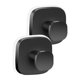thumbnail image 1 of 2 ganchos con ventosa, resistentes al óxido, decorativos, sin taladro, impermeables, de acero inoxidable, para colgar de espejos de baño. Negro, 1 of 8