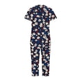 thumbnail image 6 of Sdeycui Womens Capri Pajama Sets Summer V Neck Short Sleeve With Capri Pants With Pockets 2 Piece Lounge Set, 6 of 6