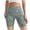Green, variant on Women's High Waisted Stretchy Summer Shorts Abdominal Leopard Print Yoga Pants Lifting Running Peach Fitness Casual Jean Shorts S-L