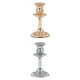thumbnail image 1 of 2 candelabros elegantes de metal para pilar votivo, soporte para velas para fiestas. 14cm, 1 of 9