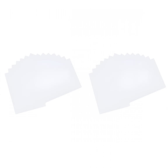 CCOCC Printable Shrink Dink Sheets,Semi-Transparent Shrinky Films Papers Plastic,Printable Shrinky Dink Sheets,12 Sheets