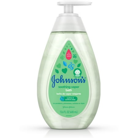 4 Pack - JOHNSON'S Baby Soothing Vapor Bath to Relax Babies 13.6 oz