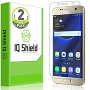 Galaxy S7 Screen Protector, IQ Shield LiQuidSkin (2-Pack) Full Coverage Screen Protector for Galaxy S7 HD Clear Anti-Bubble Film