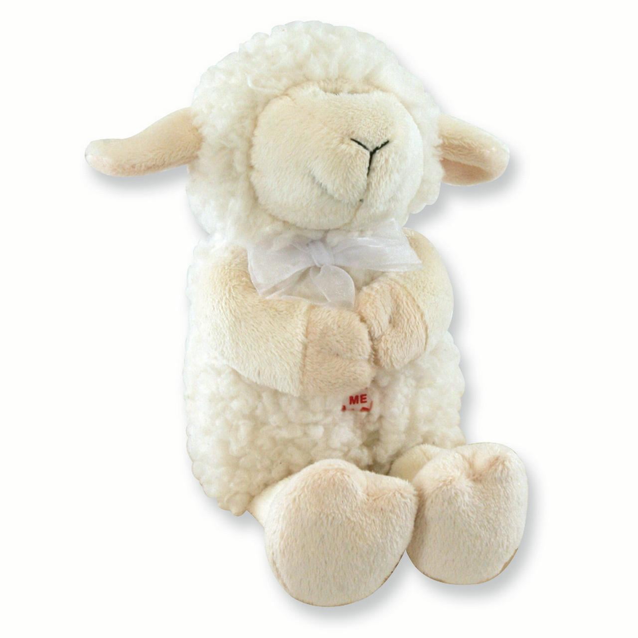 jesus loves me stuffed lamb