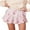 Pink, variant on Suagox Womens Tiered Ruffled Short Skirts Floral Print Elastic Waist Curved Hemline Cute Flowy Miniskirts