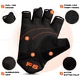thumbnail image 4 of Guantes de levantamiento de pesas RDX Gym Fitness Workout para hombres y mujeres, 4 of 9