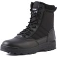 thumbnail image 1 of Botas tácticas para hombres, botas negras livianas para hombres, botas militares tácticas transpirables, antideslizantes, perfectas para hombres que aman el diseño de equipo militar, 1 of 3