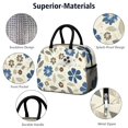 thumbnail image 4 of Obrewu Pioneer Flower Lunch Bag for Adult, Insulated, Leakproof, Oxford Cloth, 4 of 7