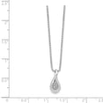 thumbnail image 3 of SS White Ice.04ct. Collier Diamant 18 Pouces, 3 of 3
