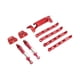 thumbnail image 3 of Juego de amortiguadores y soportes de varilla de tracción de metal para coches RC, accesorios de bricolaje rojo, 3 of 9