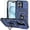 Blue, variant on XIHAMA for iPhone 16 Case with HD Screen Protector & Slide Camera Cover & Rotated Ring Kickstand, [Military-Grade] Phone Case for iPhone 16 (6.1‘’)