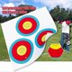 thumbnail image 4 of 50pcs Archery Targets Paper 3 Spot, Bow and Arrow Targets for Hunting Backyard, Archery Target Practice Accessories, 4 of 5