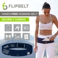 thumbnail image 2 of Riñonera para correr FlipBelt, talla XL, azul medianoche, 2 of 7