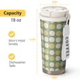 thumbnail image 2 of Modern 18oz Double Drinking Coffee Mug – Vacuum Insulated Stainless Steel Travel Cup with Leakproof Lid, 316 Steel Thermos Tumbler for Hot & Cold Beverages, 2 of 7