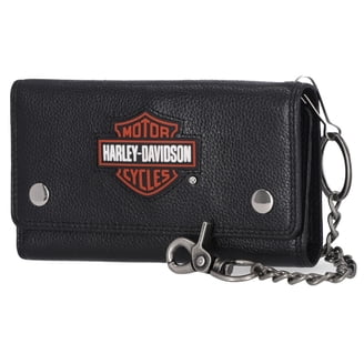 Harley Davidson レザーケース 2点セット ガラケー Harley-Davidson Men's Danger Zone Genuine Leather Motorcycle Biker
