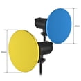 thumbnail image 2 of 7pcs 42cm Photography Light Shade Cloth Soft Diffuser Cover Blue/Red/Green/White/Yellow/Brown/Purple Compatible for Studio Strobe Bowen Mount Standard Reflector, 2 of 7