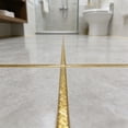 thumbnail image 4 of 19.7ft Self-Adhesive Caulk Strip, Waterproof Gap Sealing Tape for Bathtub, Sink, Countertop, Tile Edges, Wall Corners, Easy Peel & Stick, No Tools Needed - Gold, 4 of 6
