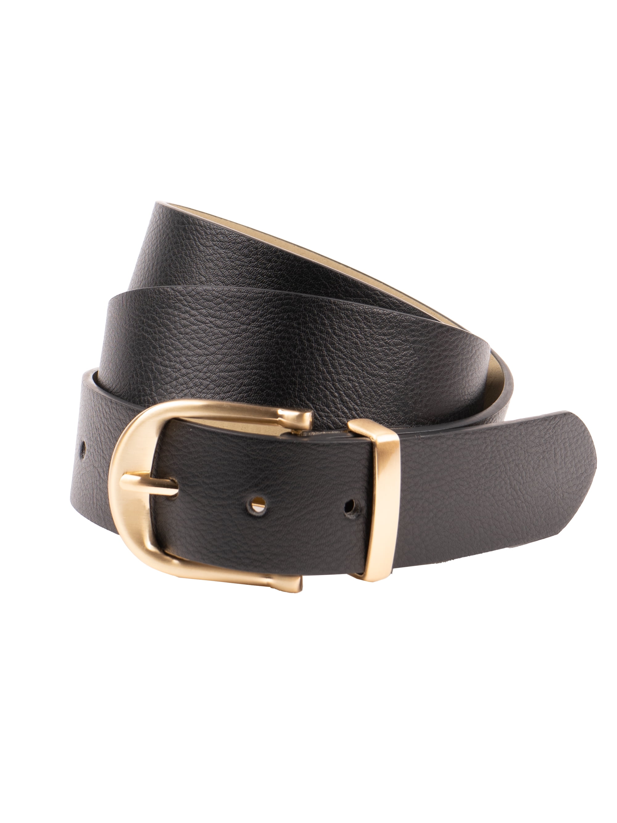 Aker Leather Sally Browne Curved Duty Belt, 36 in, Chrome Snap, Plain,  Black - Walmart.com