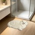 thumbnail image 5 of Tuvgenk Bathroom Area Rugs Cute Funky Absorbent Floor Mats for Bathroom Novelty Shaped Quick Dry Animai Print Non-Slip 16 X 24 in, 5 of 6