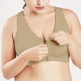 thumbnail image 2 of Women‘s Front Zipper Closure Sports Bra High Impact Support Racerback Zip Front Close Workout Bras with Removable Pads, 2 of 9