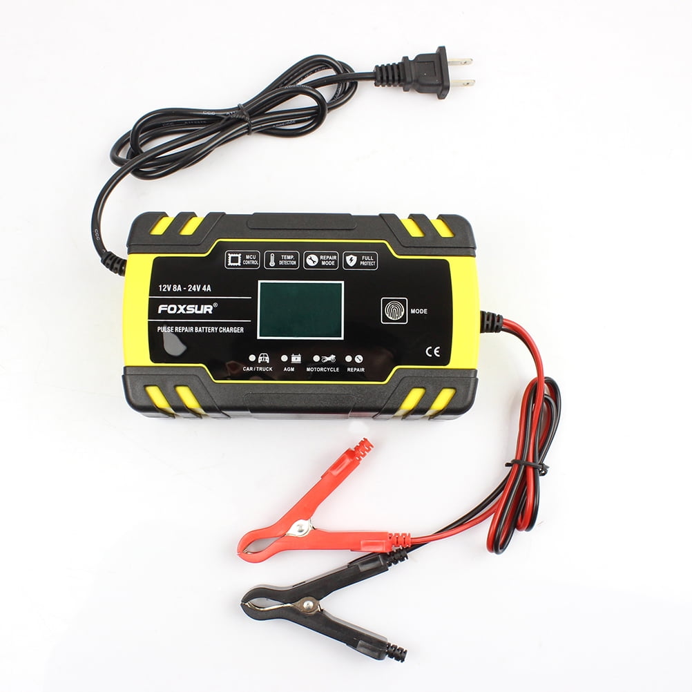 12V 3.6 Amp 5-Stages Battery Charger Maintainer  Car Trickle Automobile EU PLUG 