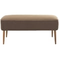 thumbnail image 2 of SAFAVIEH Levi Classic Solid Upholstered Bench, Maroon, 2 of 5