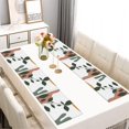 thumbnail image 2 of Brown Boho Plant Pattern Summer Placemats Table Placemats Set Of 6-Linen Kitchen Washable Placemats Table Mats 11.8"x17.7"Non-Slip Heat Resistant, 2 of 5