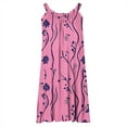 thumbnail image 3 of Generic Womens Summer Tank Dresses Sleeveless Round-Neck Fashion Style Print Dress Loose Comfy Pleated Beach Sundress, 3 of 3