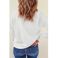 thumbnail image 5 of Women's Beige Leopard Print Bow Knot Pullover Sweatshirt | [ZhiHiMeRi] | (US 20-22)2XL, 5 of 7