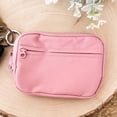 thumbnail image 1 of The ' Wallet 2Nd Gen The ' Wallet The Card Wallet Keychain Wallet，Women'S Portable Nylon Keychain Buckle Purse Polyester Zipper Id Card Bag Id Card (Green),1×Ladies Portable Nylon Key Chain Wallet, 1 of 9